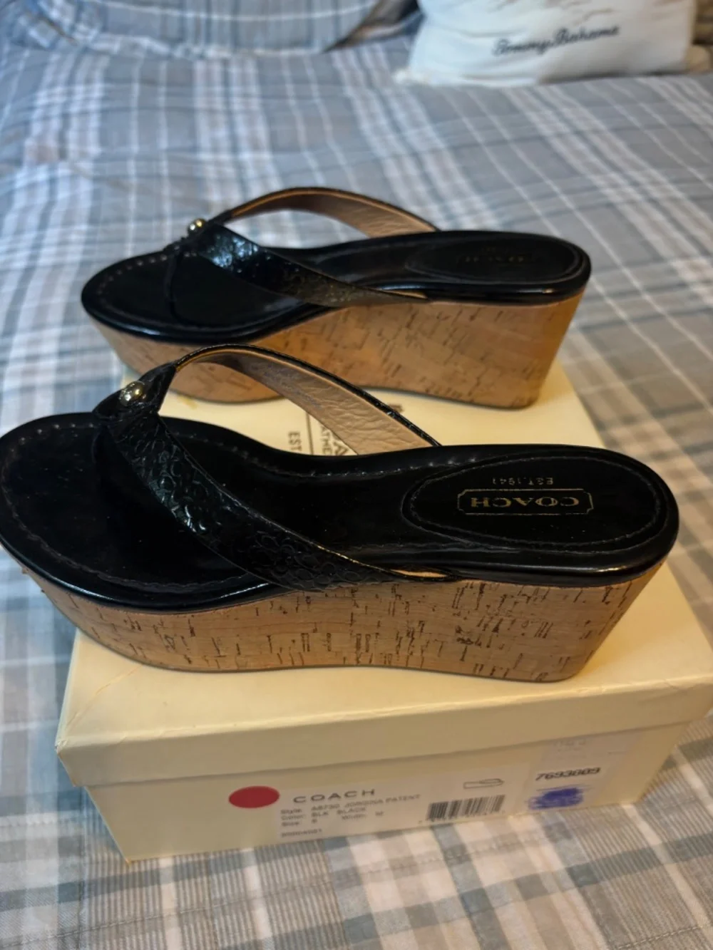 COACH  wedge sandals